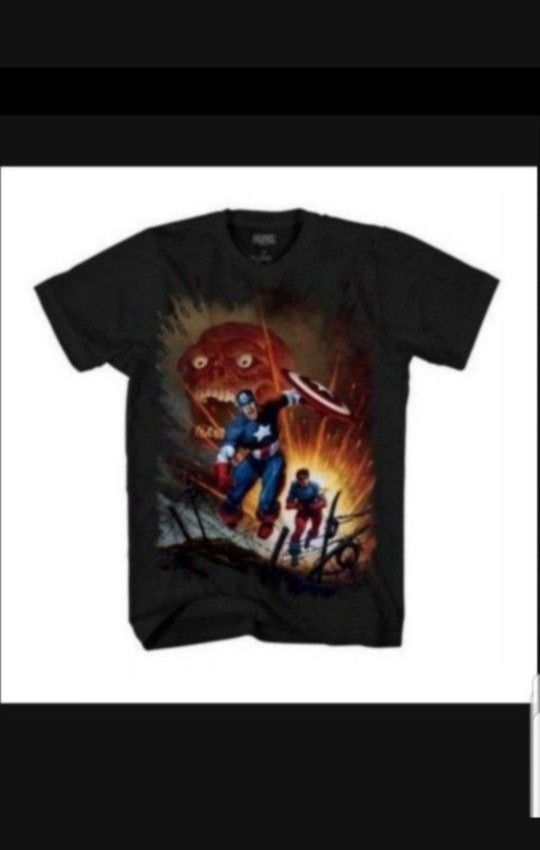 Captain America: The First Avenger Captain America and Bucky Barnes T-Shirt