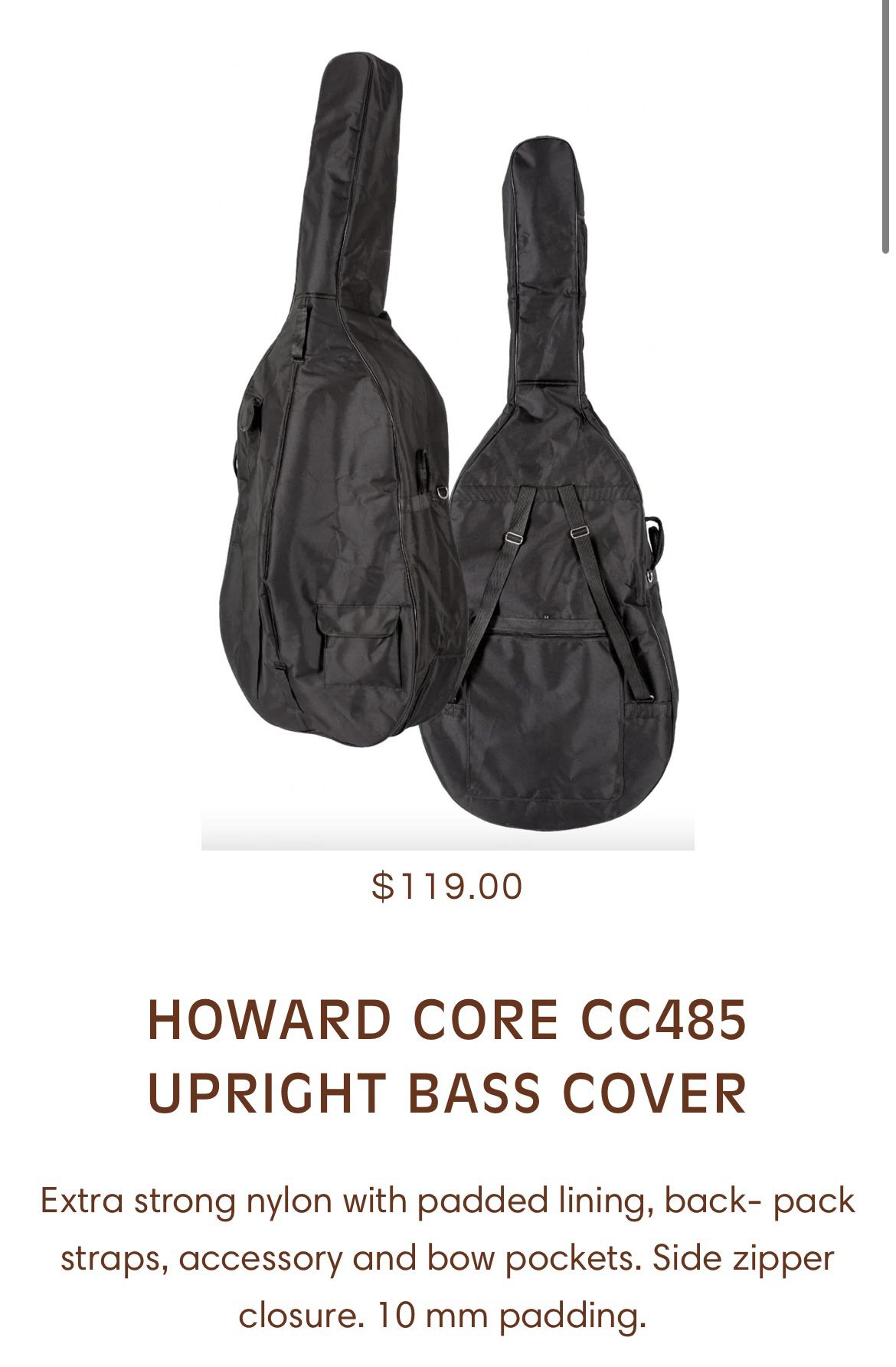 Double bass case $40