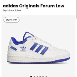 Adidas Originals Forum Low J Size 6.5