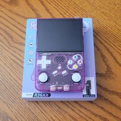 R36XX - Retro Handheld Console Linux System 3.5 Inch IPS Screen - Pink - 128GB !!
