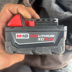 M18 5ah Milwaukee tool battery