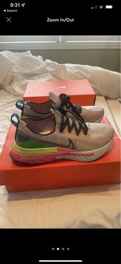 Nike react infinity run flyknit premium- violet ash