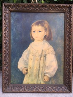 Pretty Renoir Print on wood with nice frame