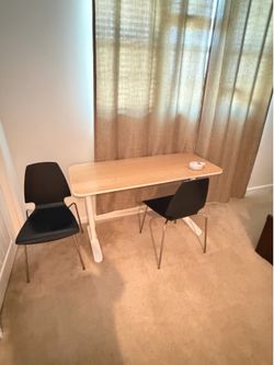 Study table with chairs
