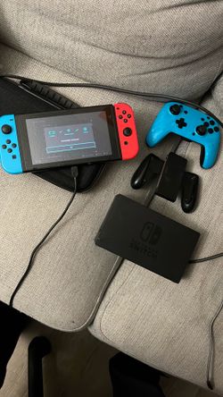 Nintendo switch with everything plus pro controller included