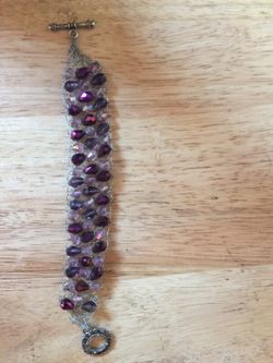Purple bracelet