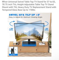 Universal Swivel Table Top TV Stand
