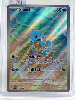 Pokémon TCG 151 Squirtle 170 Holo English