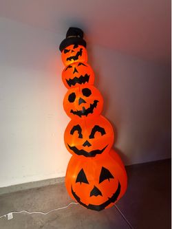 Halloween Inflatable Jack-O-‘Lantern Stack Giant 10ft (New)