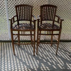 Wood Chairs/Stools
