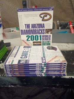 2001 WORLD SERIES  COMPLETE 7 DISC  7 GAME ON.DVD