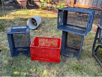 Dairy gold milk crates - SOLD INDIVIDUALLY