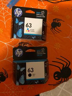 HP 63 Ink Cartridges Black and Tri-Color