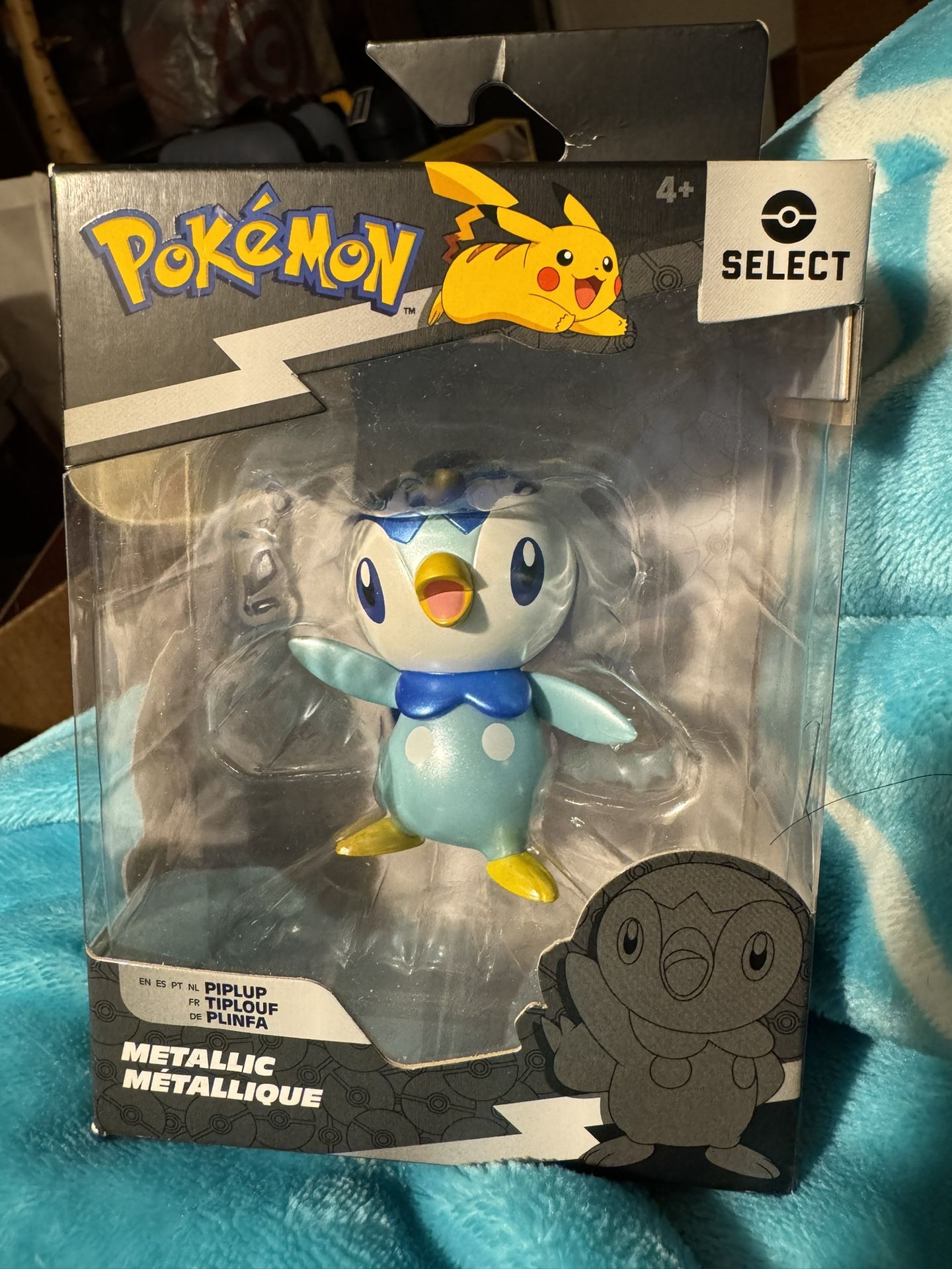 Pokemon Piplup Metallic Battle Action Figure