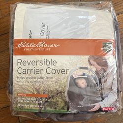 Eddie Bauer reversible car seat carrier cover