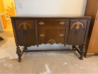 Antique sideboard buffet