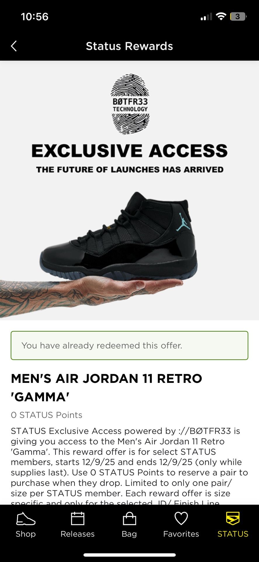 Air Jordan 11 Gamma Size 9