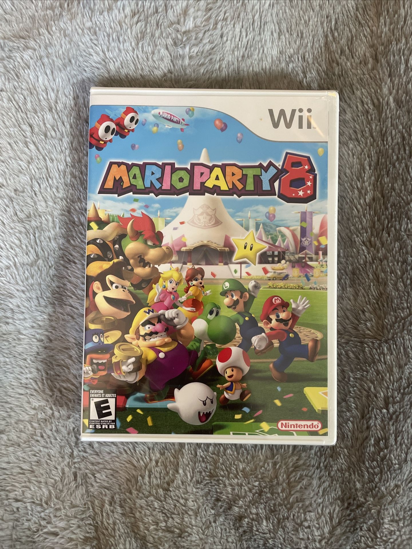Mario Party 8 Wii Game Nintendo E Vivid Appearance Action Adventure Wonderful~Brand New Factory sealed