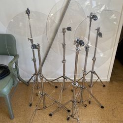 Gibraltar Cymbal Stands with Drum Deflectors