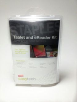Staples Tablet or Ereader stylus pen with Screen protector Cleaning Cloth