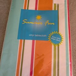 New Vinyl Tablecloth 52" X 70" 