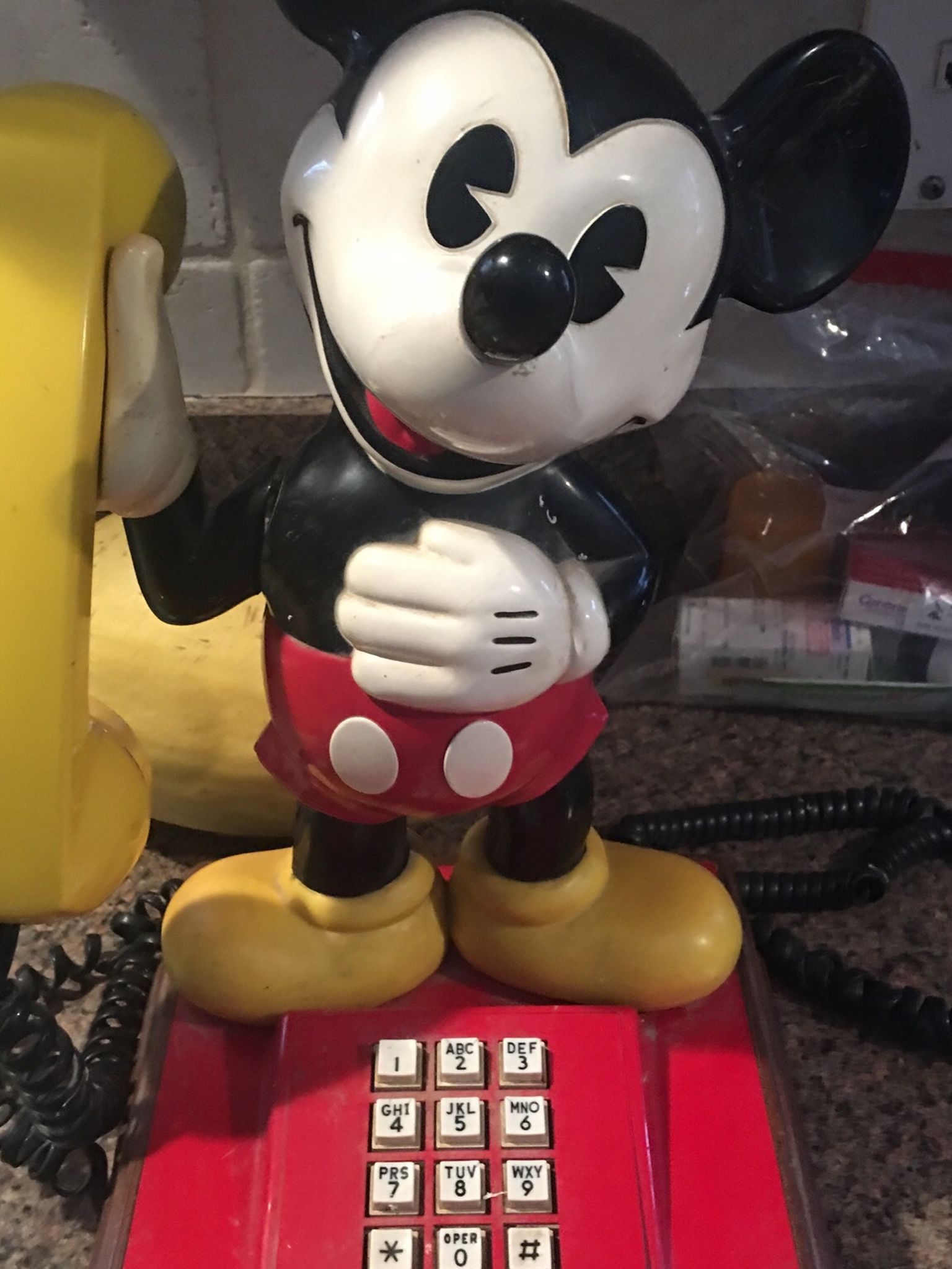 Mickey Mouse Telephone Original.