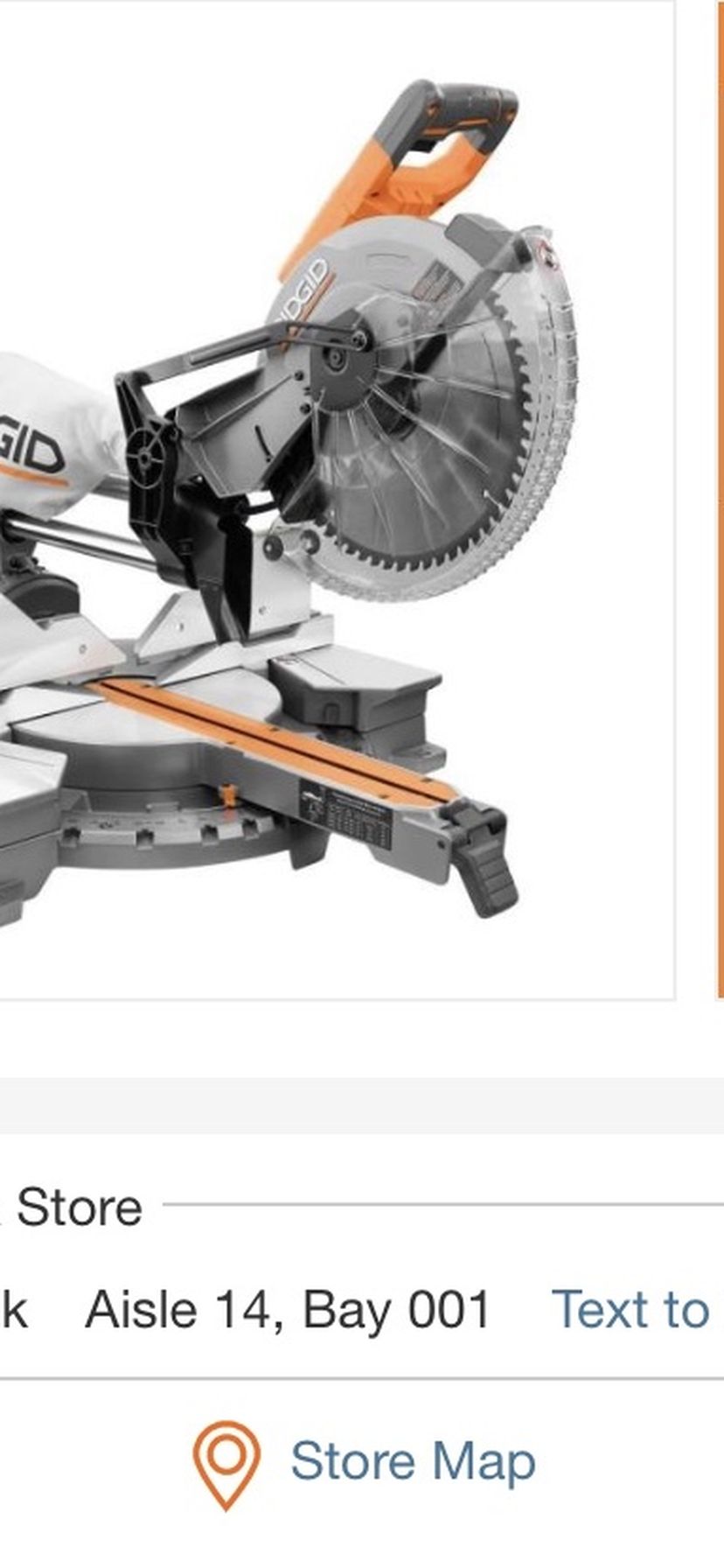 Rigid Mitre Saw