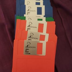 11 Blank Floppie Discs