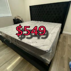 New King Size Beds With Mattress 
