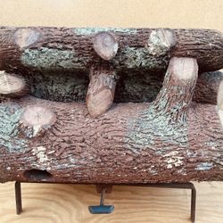 Decorative ceramic fireplace logs