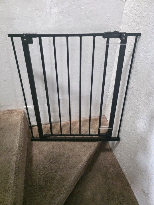 Baby Gate With Swinging Door
