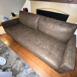Brown Medium Sized Couch