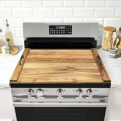 Noodle Board Stove Cover with Handles, Multiple Stove Top Cover Board for Electric/Gas Stove Top