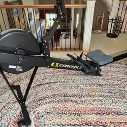 Concept 2 rowing machine