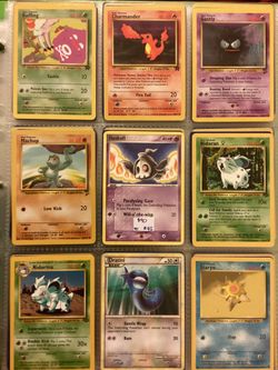 90 Vintage Pokémon Cards NM to LP (Bundle #42)
