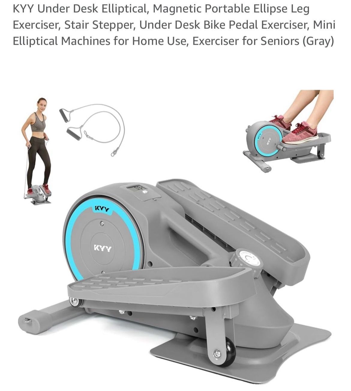 Portable Leg Exerciser Gray Or black 