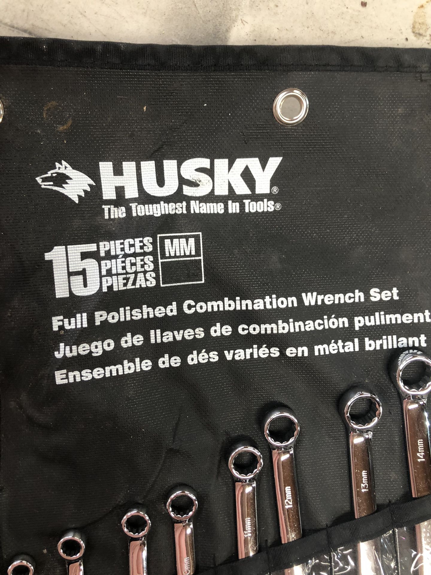 New- Set Of 15 Wrenches -Husky