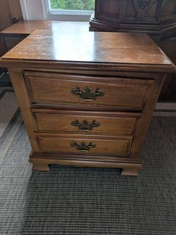 3 Drawer Wooden Dresser