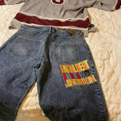Vintage Fubu Jeans And Jersey