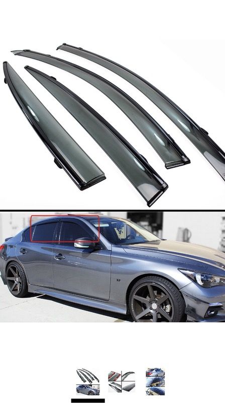 JDM Infiniti Q50 Window Visors