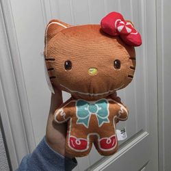 New Hello Kitty Gingerbread Plushie