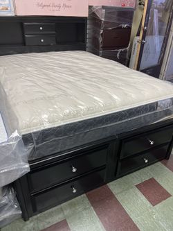 Storage Bed With 10 Drawers