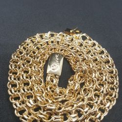 oro laminado chino chain and bracelet