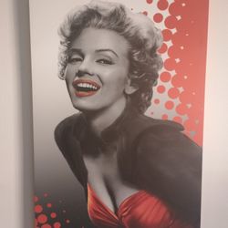 Up close Portrait Of Marilyn Monroe Laughing