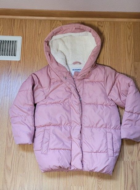 Girl Size 6-7 Puffer Jacket