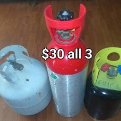 Air CO2 Natural Gas #20 Pounds Tanks Cylinders Don't Need Ready To Meet
