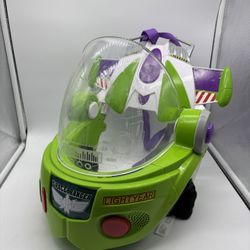 Buzz Lightyear Space Ranger - Star Command Helmet & Jet Pack - Tested and Works