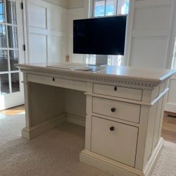 Restoration hardware Desk Antique White 