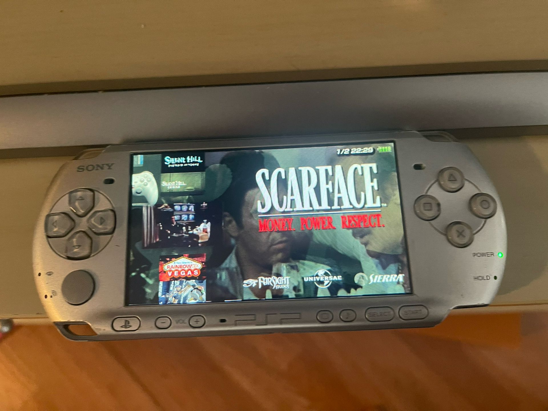 Silver Psp 3000 With Tons Of Games