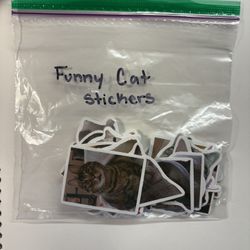 Funny Cat Stickers 